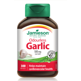 Jamieson Odourless Garlic Softgels 300`S